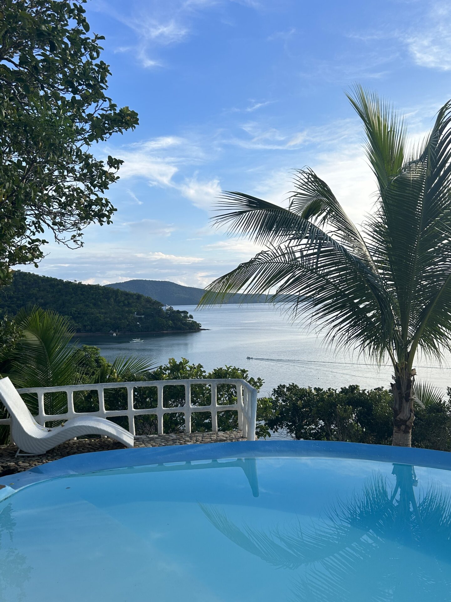 Pool area Alfaro Cosmio Resort Coron Palawan The Philippines