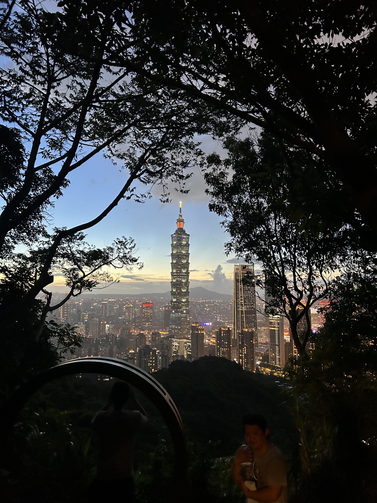 Viewpoint on Elephant Mountain, Taipei.