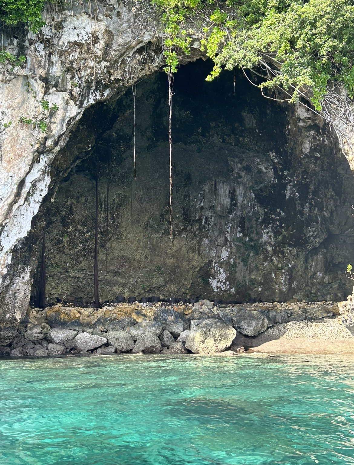 A fuel depot for the US army for boats, Palau.