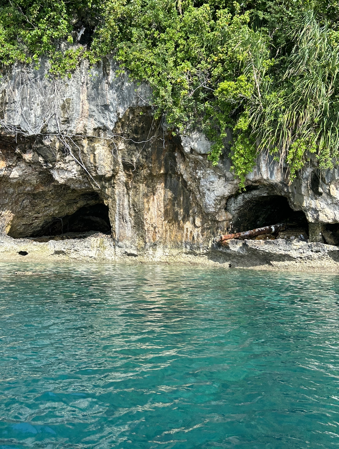 An old WW2 bunker in Palau.