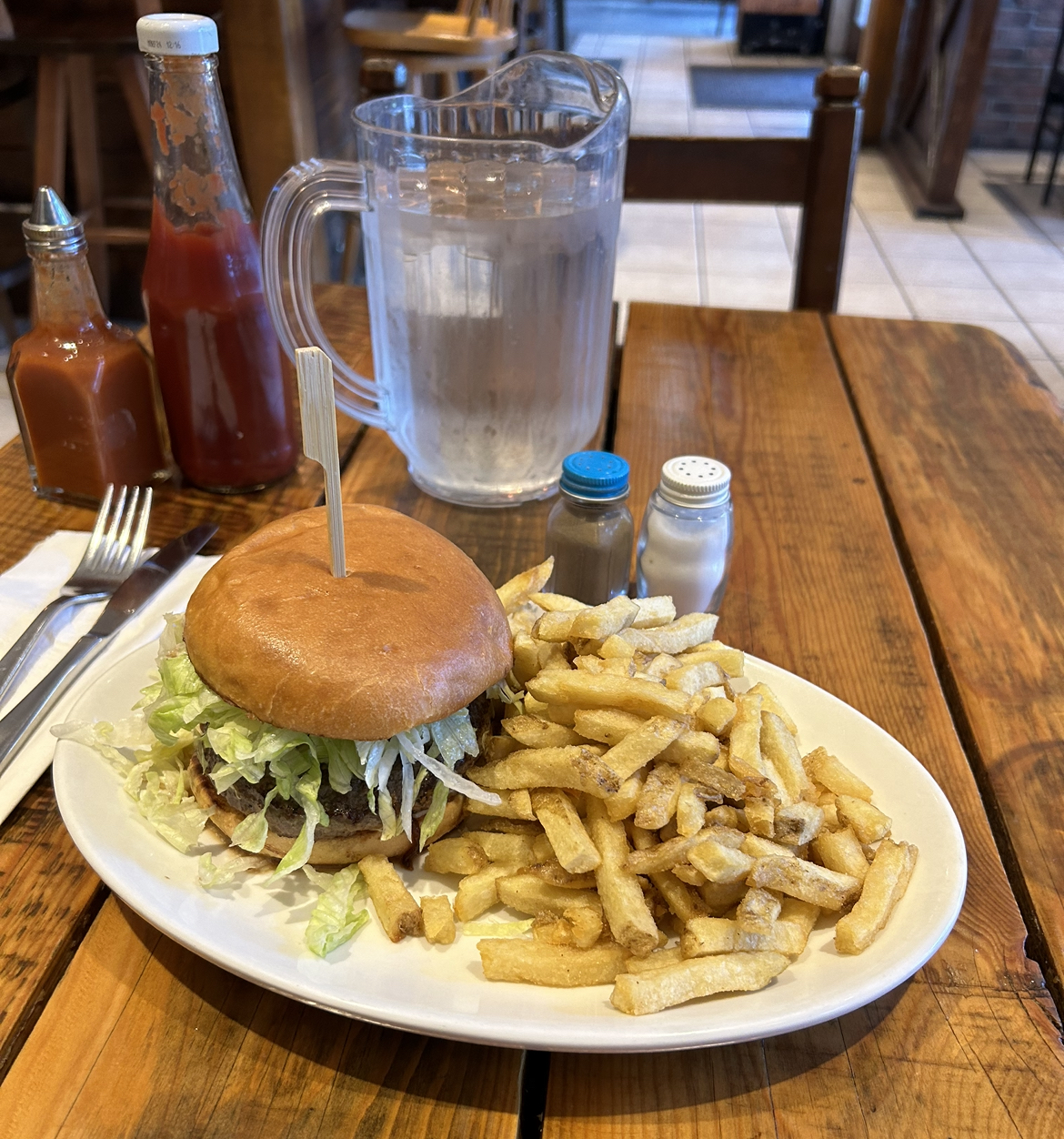 Town Square Pemberton Burger Chips