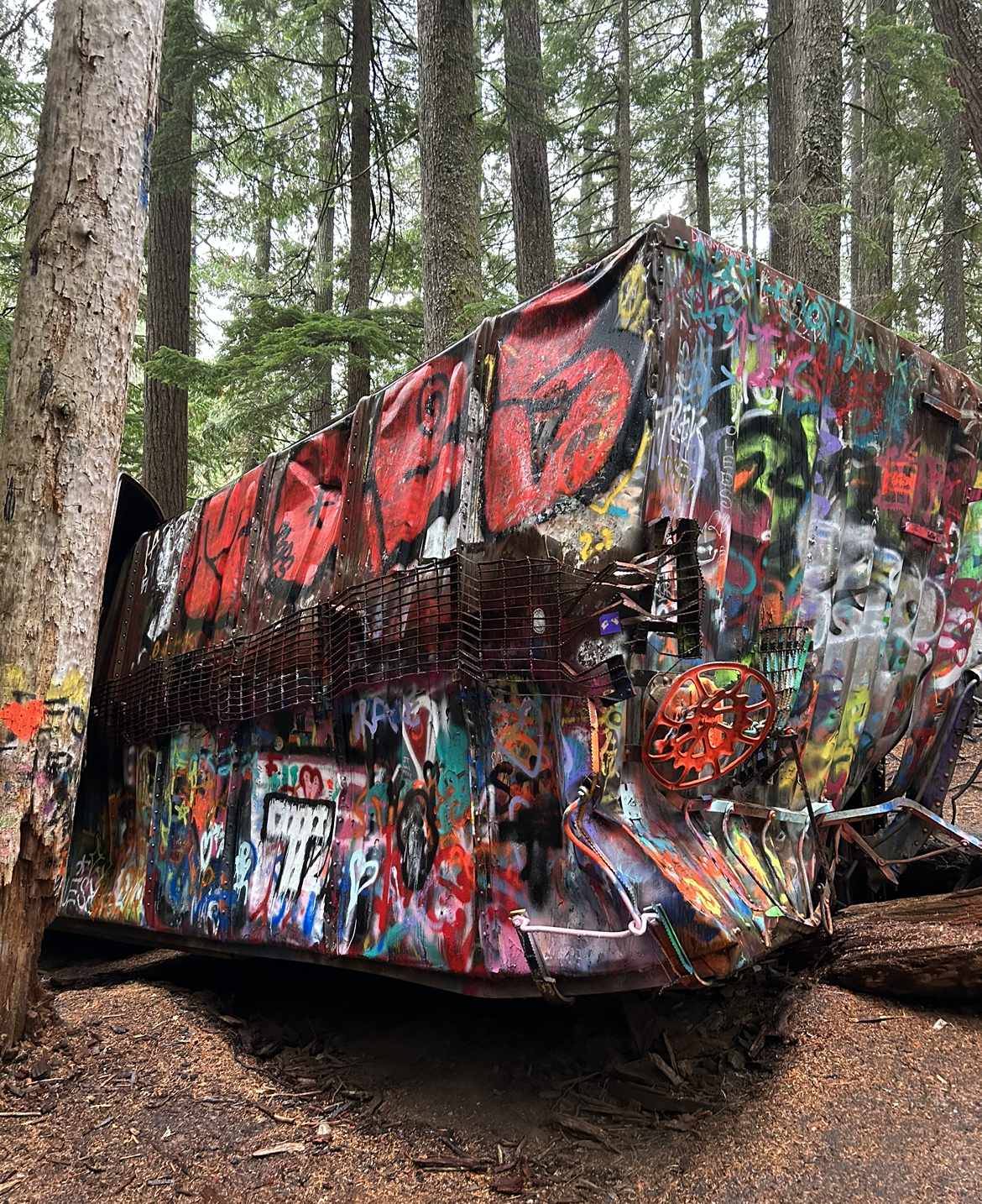 Train Wreck Whistler British Columbia Canada