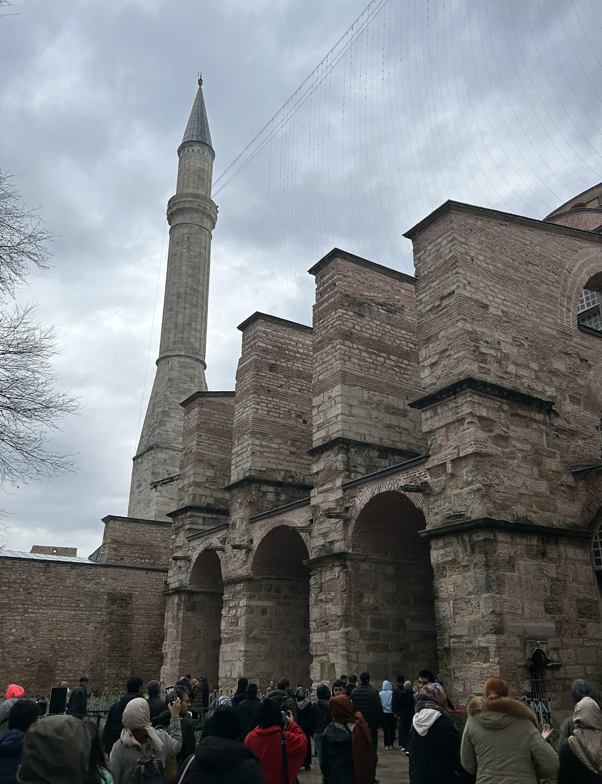 Outside Hagia Sophia Istanbul