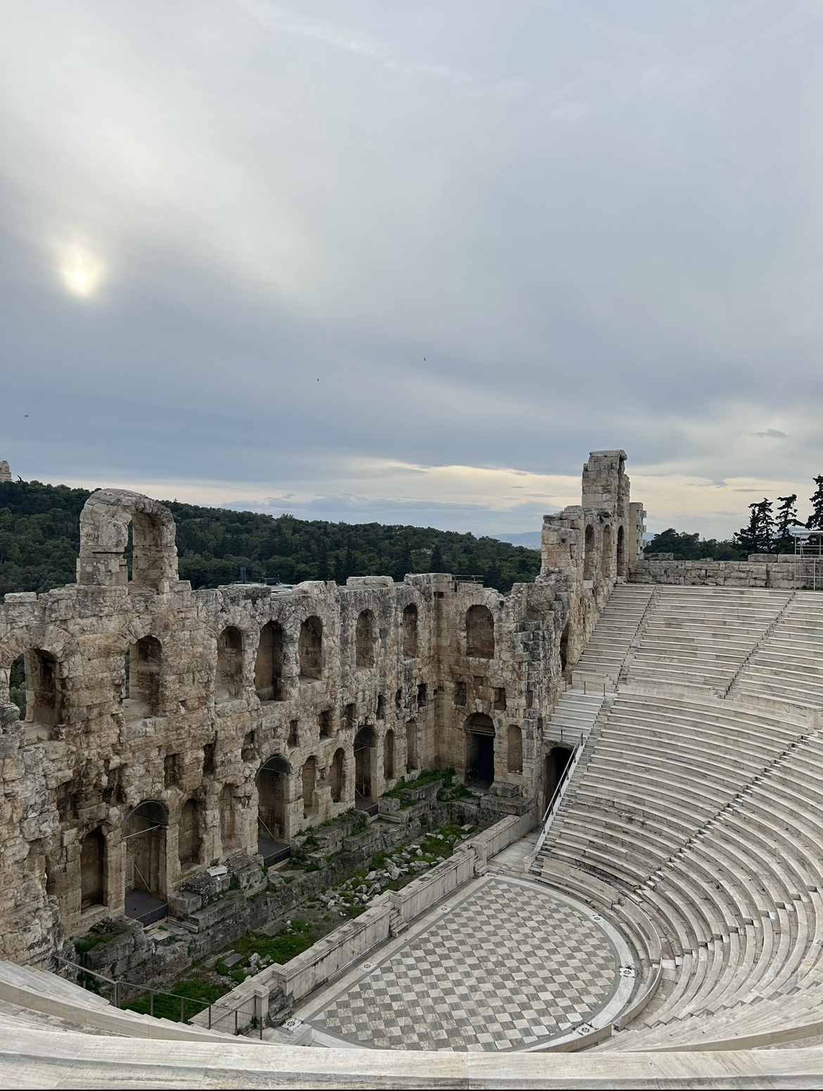 Amphitheater at the Acropolis, Athens, Greece.