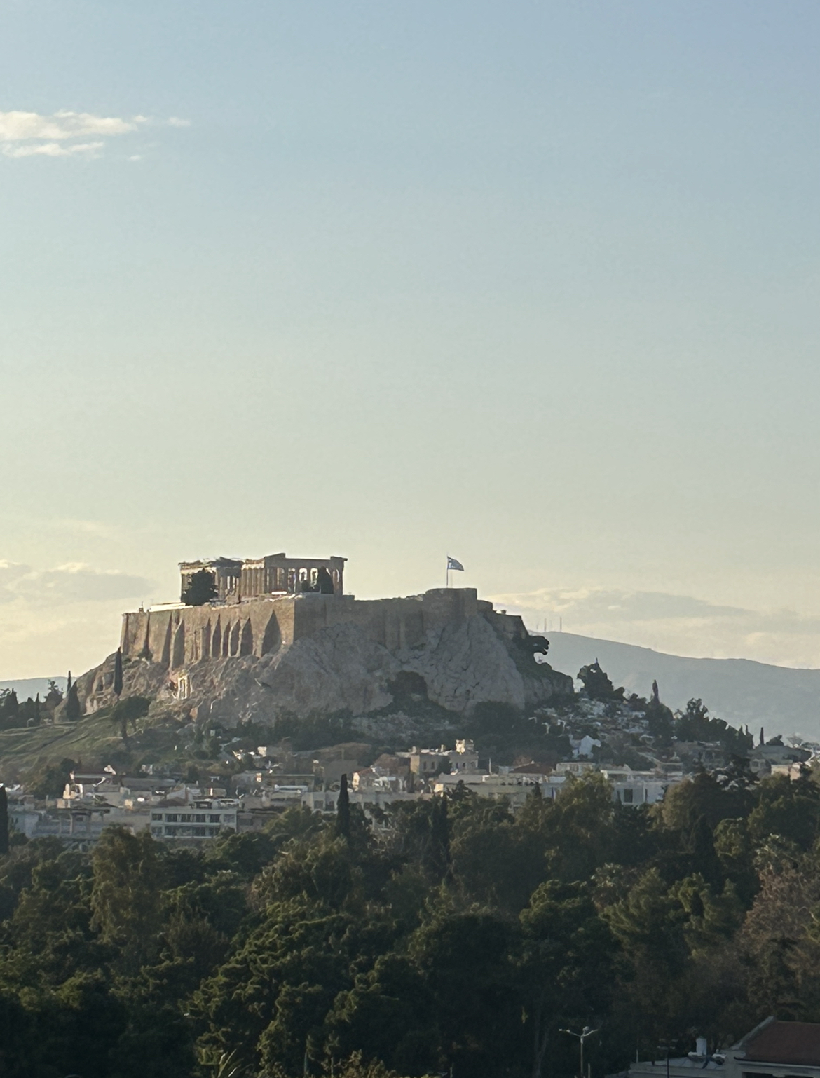 View of Acropolis from Distance