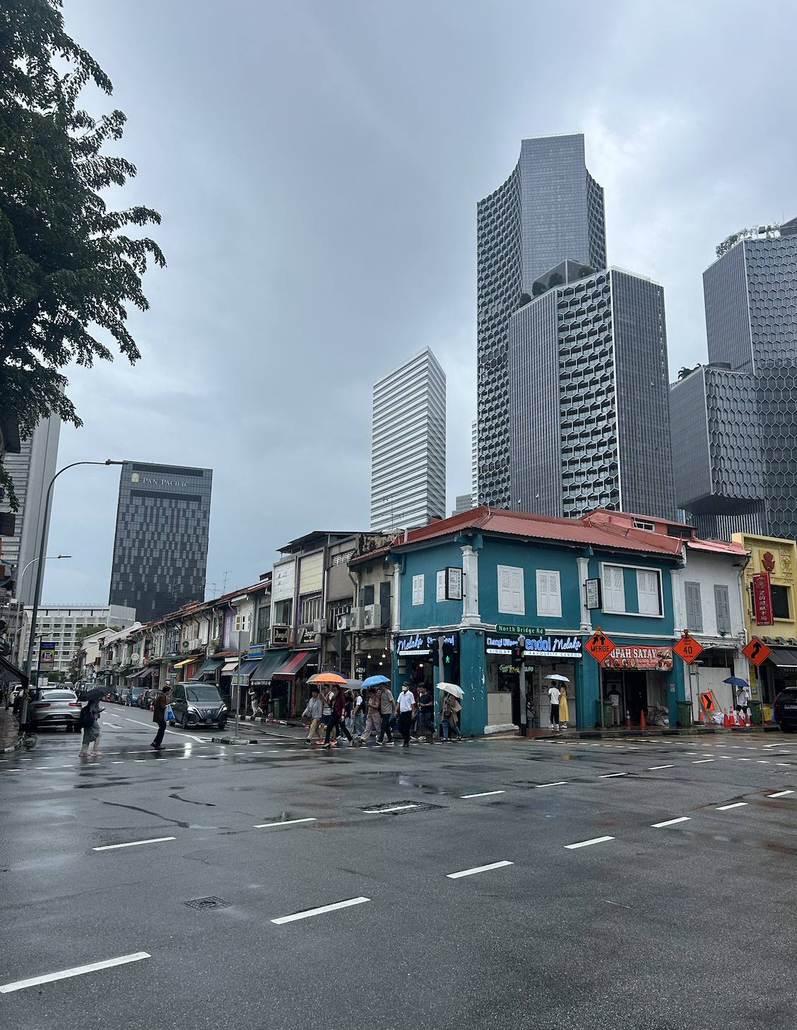 Street in Kampong Galam, Singapore.