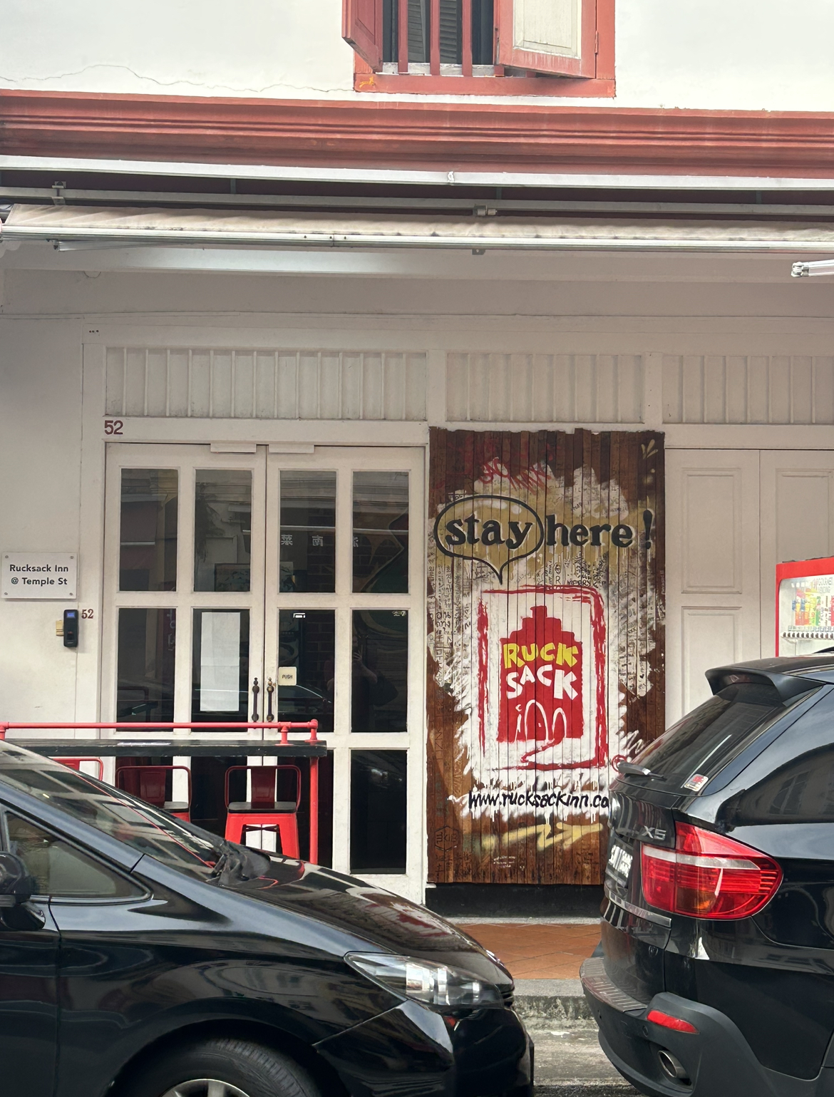 Rucksack Inn Temple Street Singapore entrance