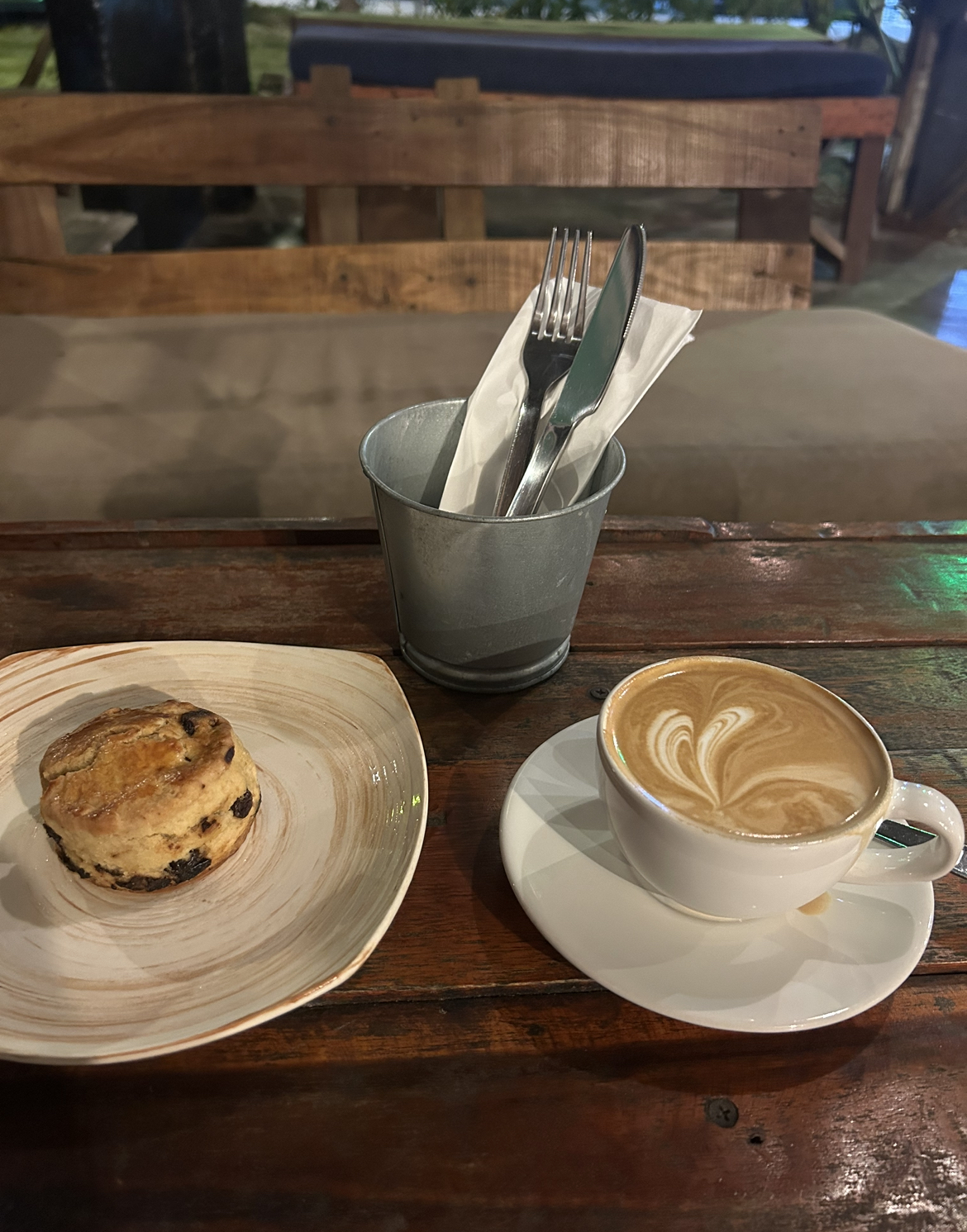 Coffee and Scone at Koffeemilia. Langkawi, Malaysia.