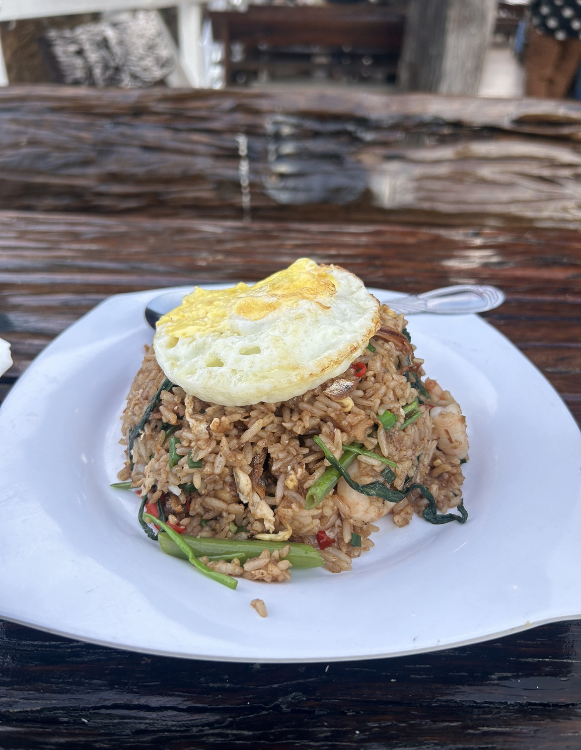 Food at Fish Farm Restaurant in Langkawi, Malaysia.