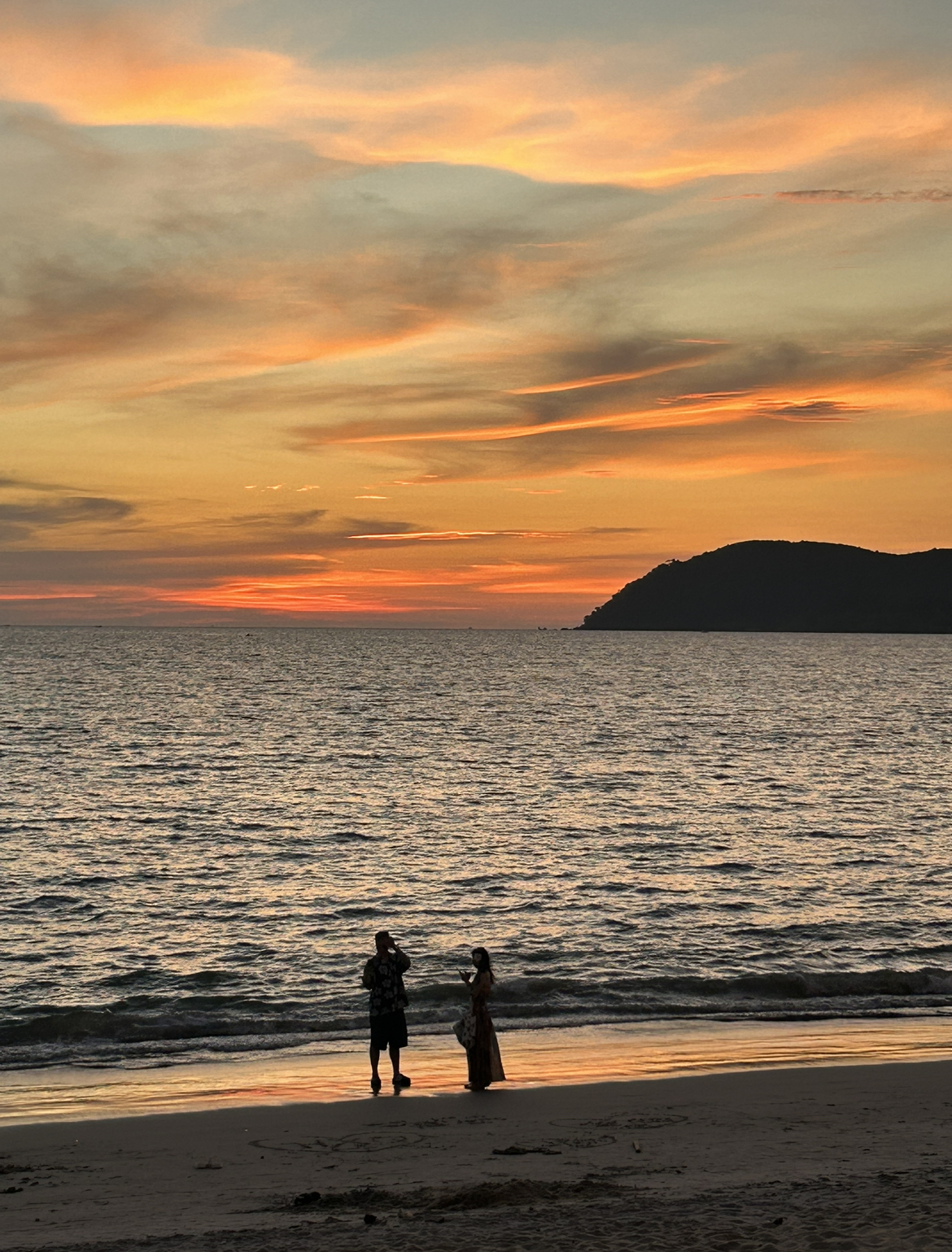 Sunset View at Hidden Langkawi, Malaysia.