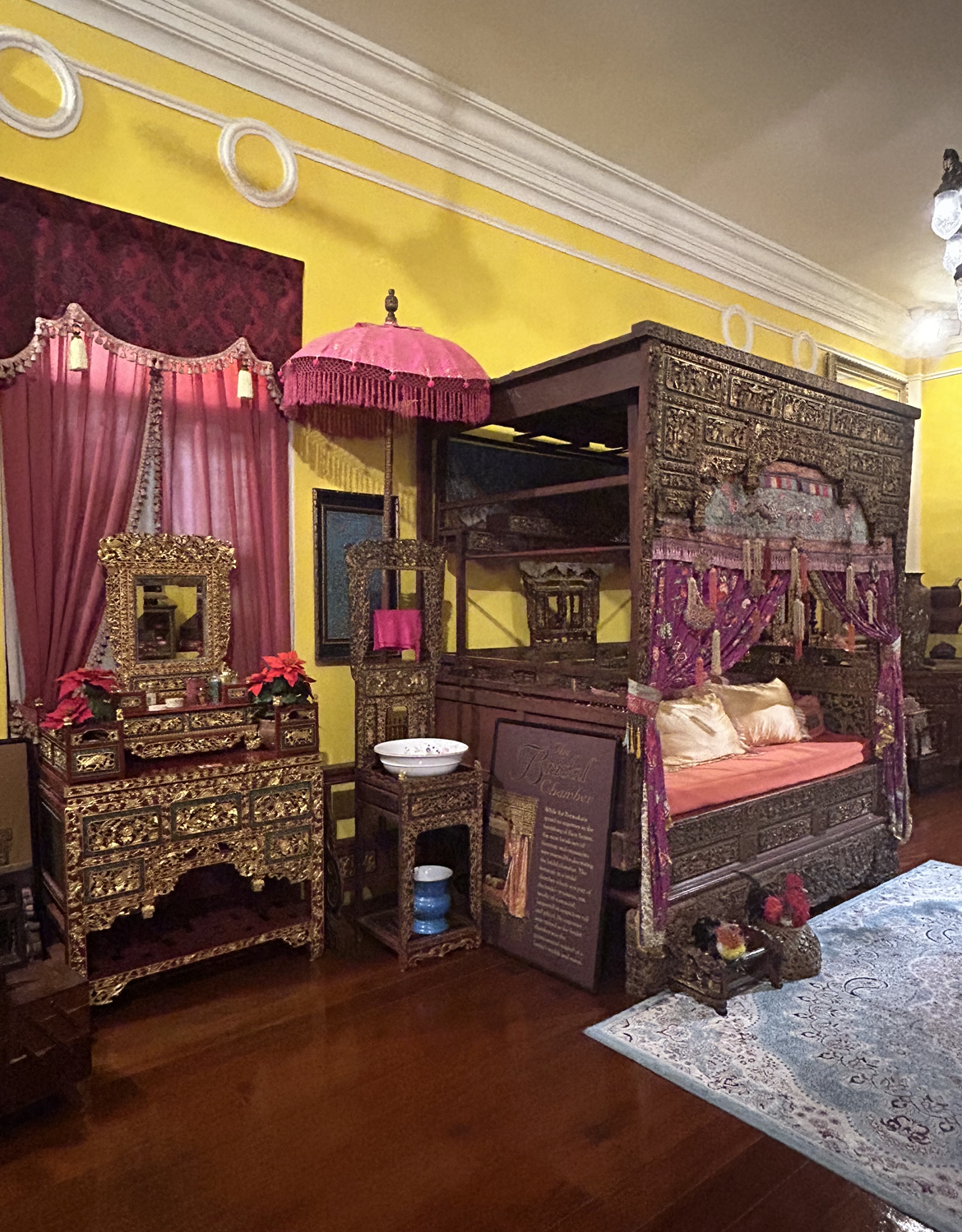 Penang Peranakan Mansion bridal quarters.