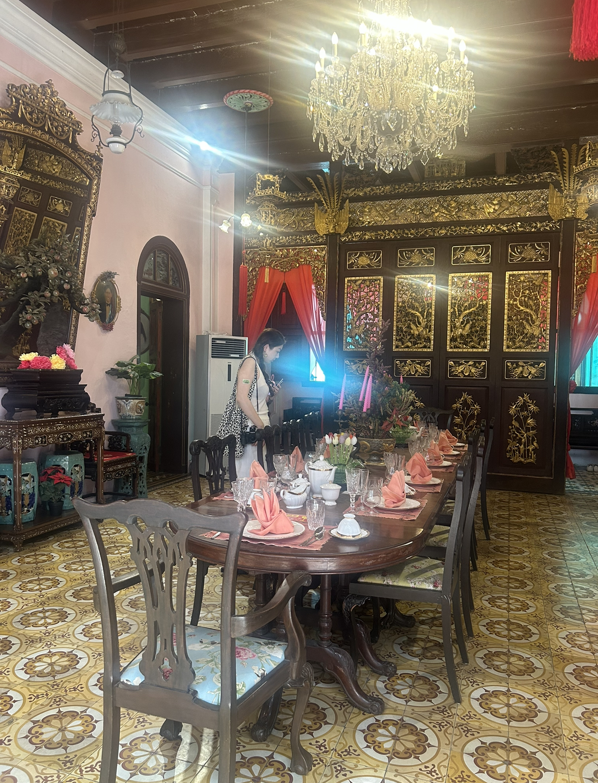 Penang Peranakan Mansion dining area.