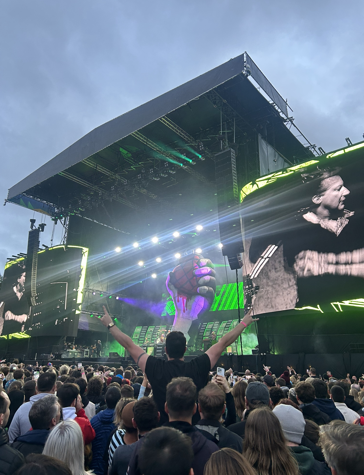 Green Day Concert Marlay Park Dublin Ireland.