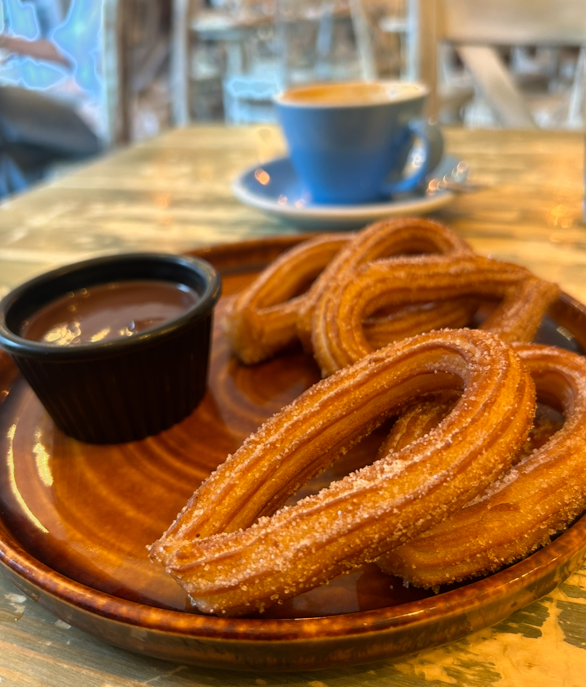 Churros at El Ganso Cafe London