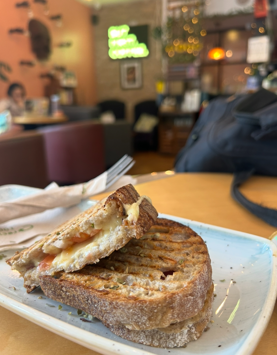 Toastie at Kave. Shepard's Bush, London, England.