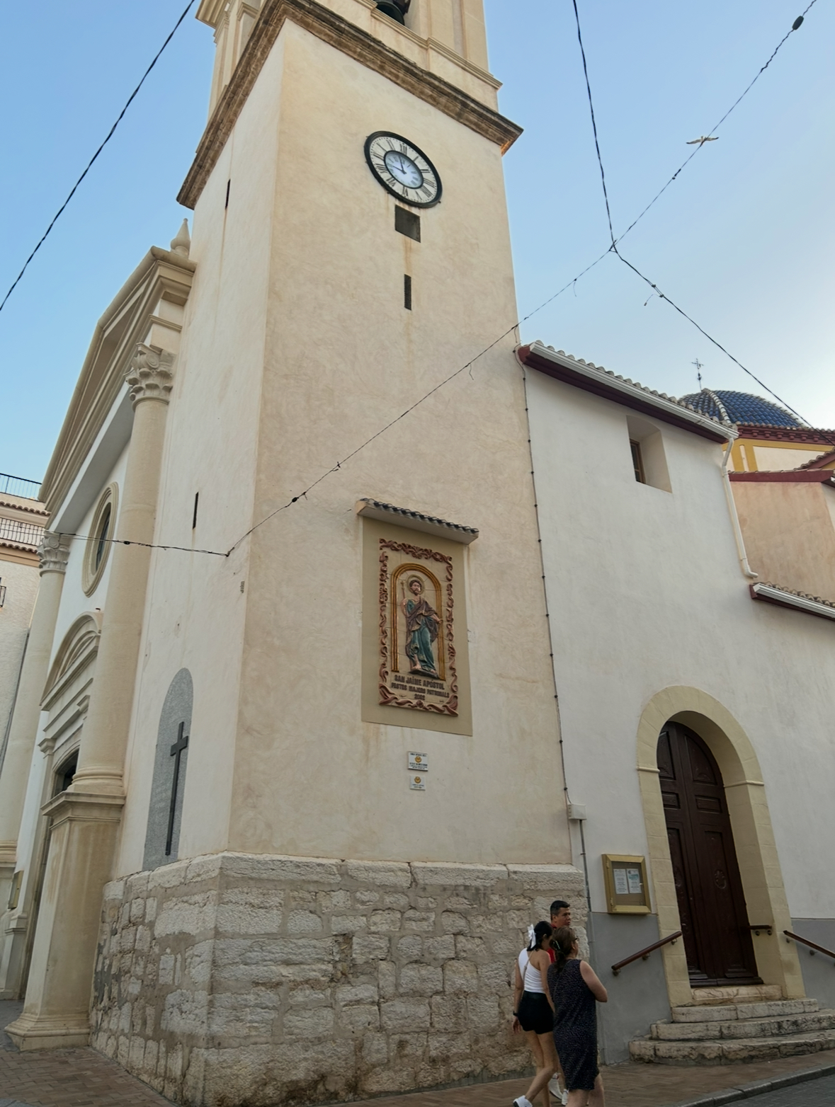 Church in Benidorm Old Town, Benidorm. Spain.