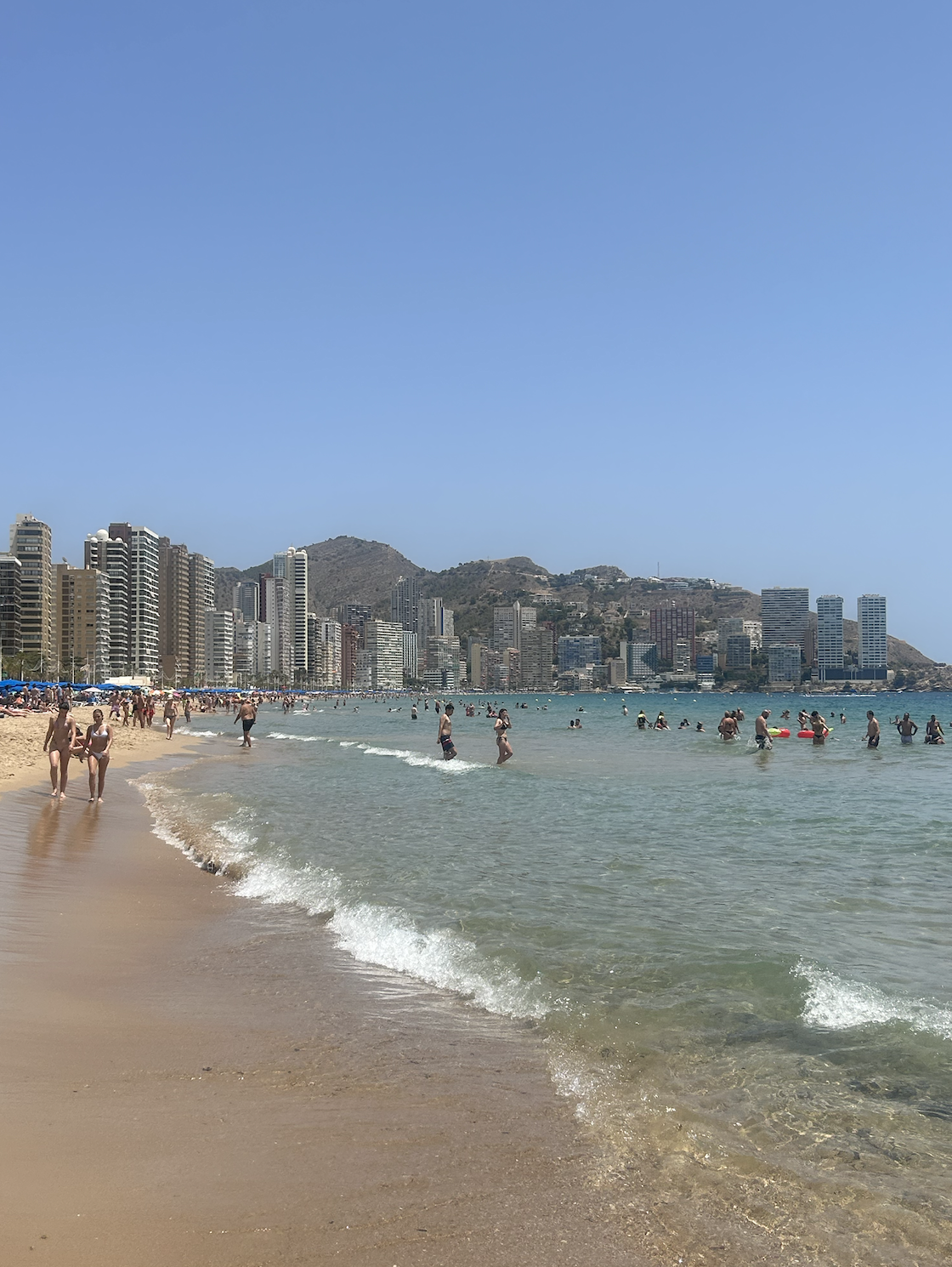 Playa Levante, Benidorm. Spain.